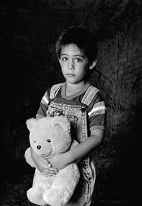 boy with teddy bear