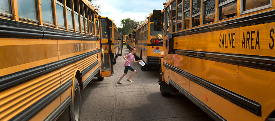 school buses, school photography