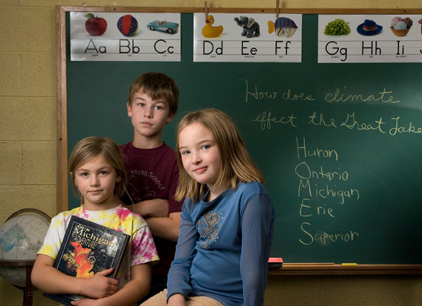 school photography portrait, michigan