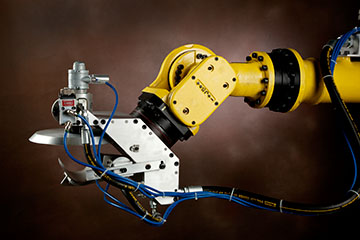 Robot arm, industrial photography in Detroit