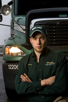 trucker portrait, detroit photographer